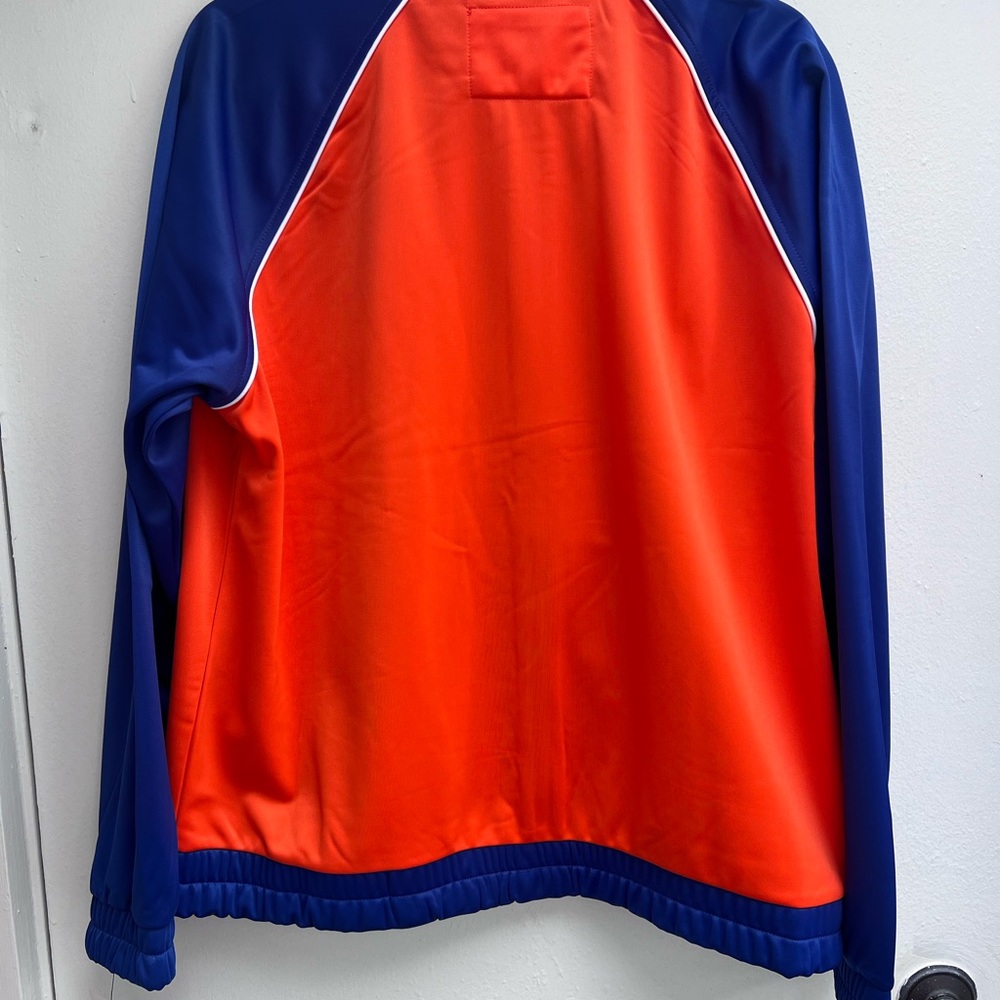 NBA Blue and Orange Bomber Jacket - Picture 4 of 4